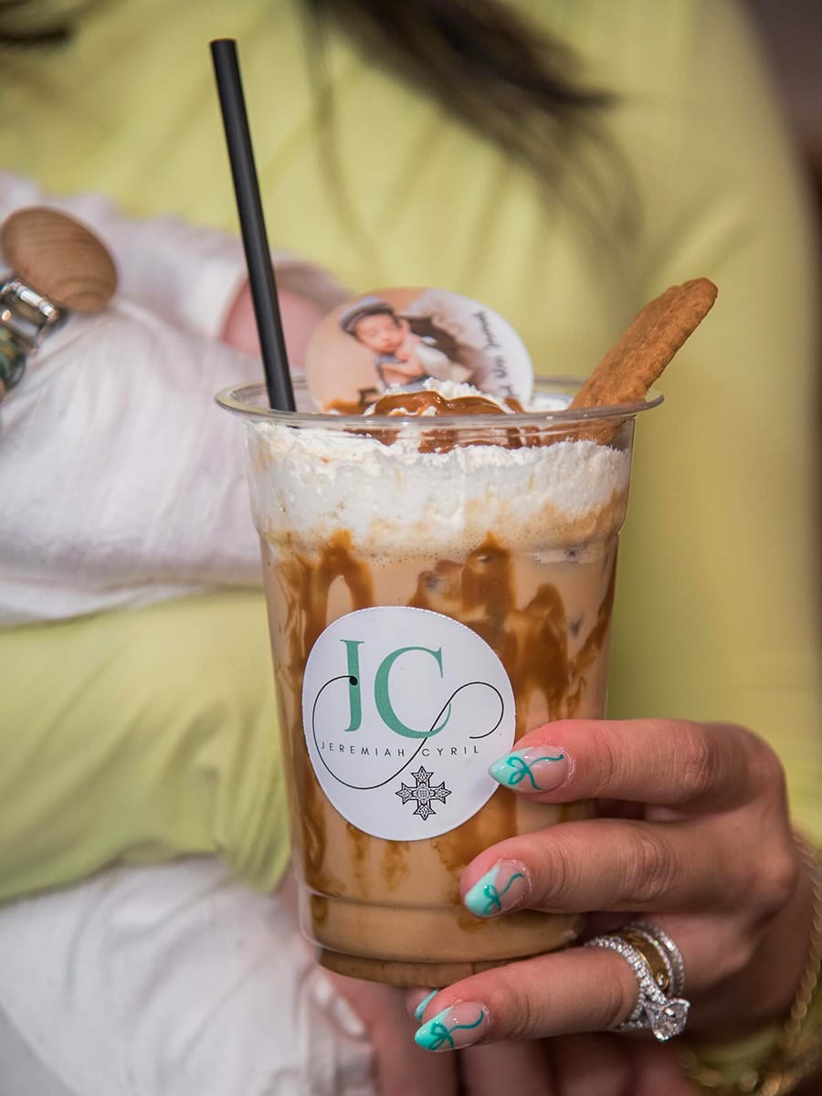 Custom drink for a Coptic Orthodox baptism served by Coffee Malem